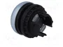 Eaton M22-D-S Botón de pulsación plano negro y cromo