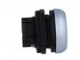 Eaton M22-D-S Botón de pulsación plano negro y cromo