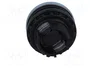 Eaton M22-D-S Botón de pulsación plano negro y cromo