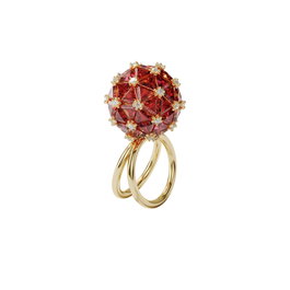 Swarovski Anillo 5610832 Rojo Talla 52