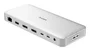 D-Link DUF-901/E USB4 Docking Station 9 en 1, 40 Gbps, 100W PD, 2x DisplayPort 1.4, 2.5G Ethernet, Blanco - Expansión para Portátil