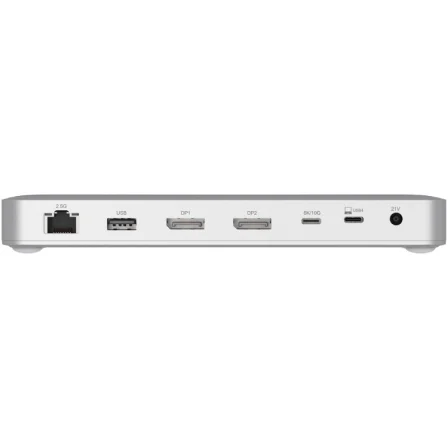 D-Link DUF-901/E USB4 Docking Station 9 en 1, 40 Gbps, 100W PD, 2x DisplayPort 1.4, 2.5G Ethernet, Blanco - Expansión para Portátil