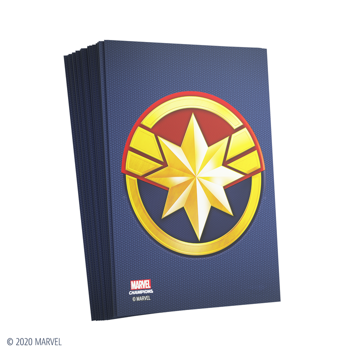 Gamegenic Fundas Oficiales para Cartas de Juego Marvel Champions Captain Marvel - 50 fundas ilustradas a todo color sin borde tamaño estándar Gamegenic Fundas Oficiales para Cartas de Juego Marvel Champions Captain Marvel - 50 fundas ilustradas a todo color sin borde tamaño estándar
