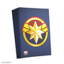 Gamegenic Fundas Oficiales para Cartas de Juego Marvel Champions Captain Marvel - 50 fundas ilustradas a todo color sin borde tamaño estándar