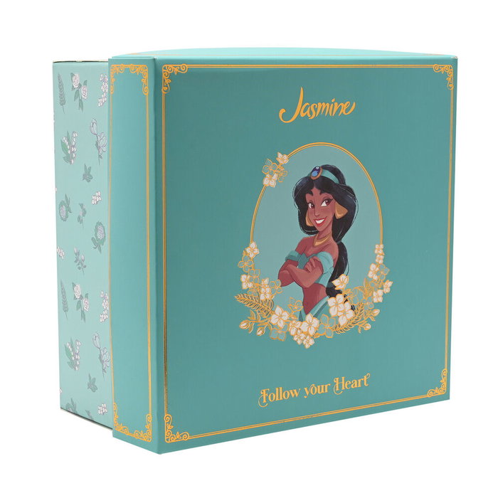 WIDDOP & CO Taza y Platillo Jasmine Princesas Disney, Turquesa, Follow Your Heart