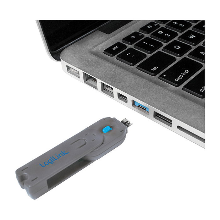 LogiLink Port Blocker USB-A con 1 llave y 1 cerradura LogiLink Port Blocker USB-A con 1 llave y 1 cerradura