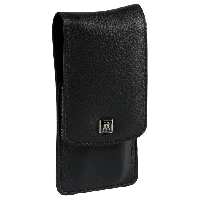 Zwilling Set de Manicura de 3 Piezas con Estuche de Cuero Negro