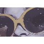 DKD Home Decor Cuadro Lienzo Chica Gafas Pack de 2