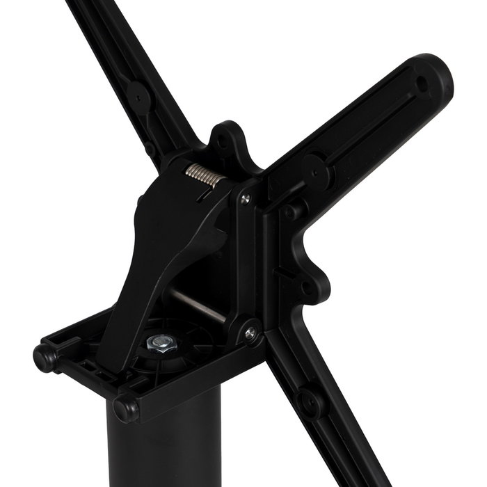 Patas para Mesa Plegable Negro Aluminio 62 X 62 X 72 cm