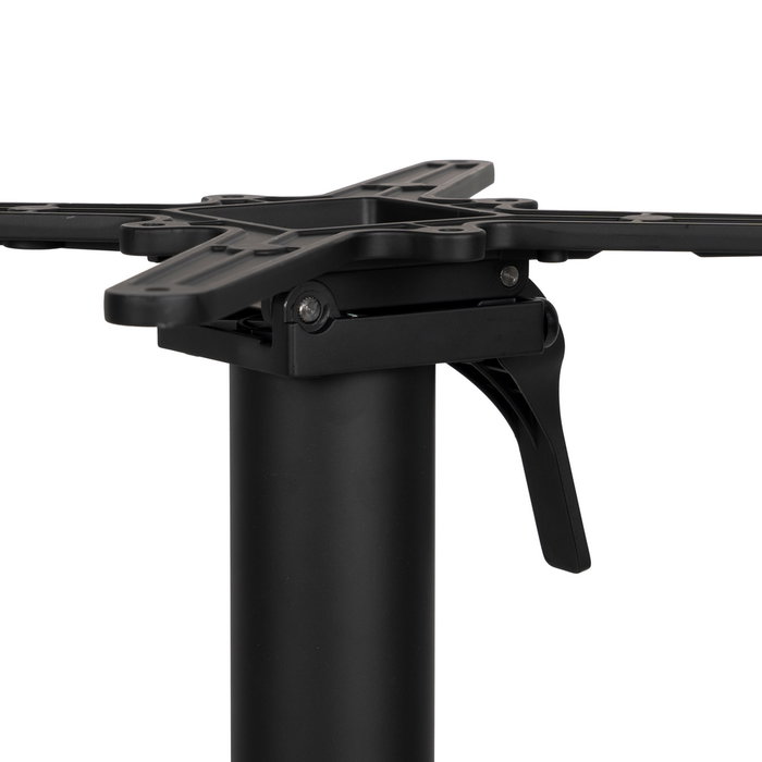 Patas para Mesa Plegable Negro Aluminio 62 X 62 X 72 cm