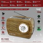 SAMI Radio Sami Vintage 3bandas corriente/solar/batería