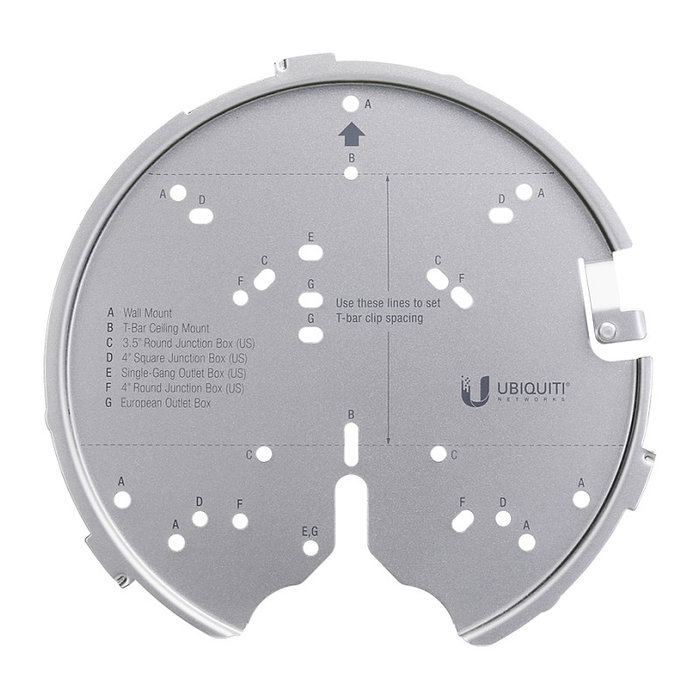 Ubiquiti U-PRO-MP Kit de Montaje Aluminio