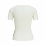 Camiseta de Manga Corta Mujer Jxsky Ss Jack & Jones Cloud Dancer Blanco Cálido