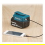 Makita DECADP05 Adaptador USB para Baterías de 14.4V y 18V de Ión de Litio, 2 Puertos