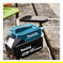 Makita DECADP05 Adaptador USB para Baterías de 14.4V y 18V de Ión de Litio, 2 Puertos