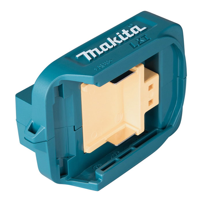 Makita DECADP05 Adaptador USB para Baterías de 14.4V y 18V de Ión de Litio, 2 Puertos Makita DECADP05 Adaptador USB para Baterías de 14.4V y 18V de Ión de Litio, 2 Puertos