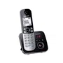Panasonic KX-TG6821 Teléfono Inalámbrico con Contestador Automático, Manos Libres, Pantalla Grande Retroiluminada y Reducción de Ruido - Negro