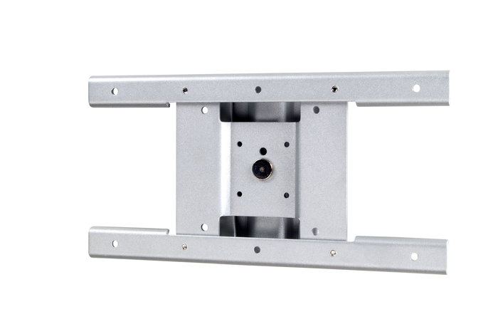 Phoenix Soporte Fijo de Pared para TV hasta 47" VESA 75x75, 100x100, 200x100mm, soporta hasta 20 kg, color Plata