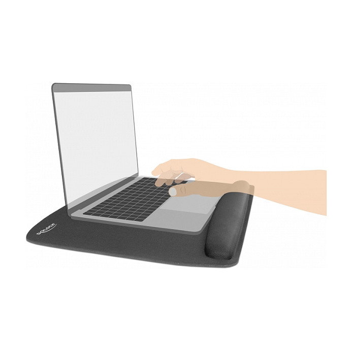 DeLOCK 12601 Alfombrilla de ratón ergonómica con reposamuñecas