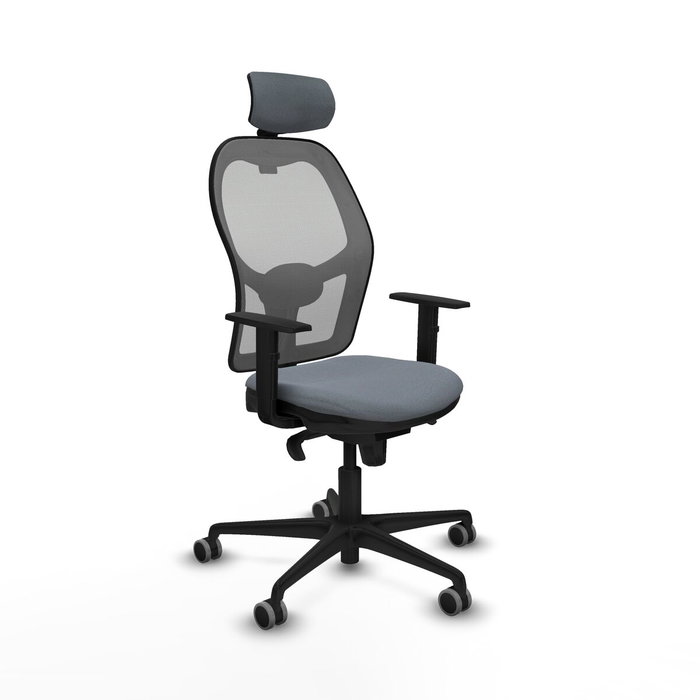 PIQUERAS Y CRESPO Silla de oficina Jorquera Gris con Mecanismo Sincro PIQUERAS Y CRESPO Silla de oficina Jorquera Gris con Mecanismo Sincro