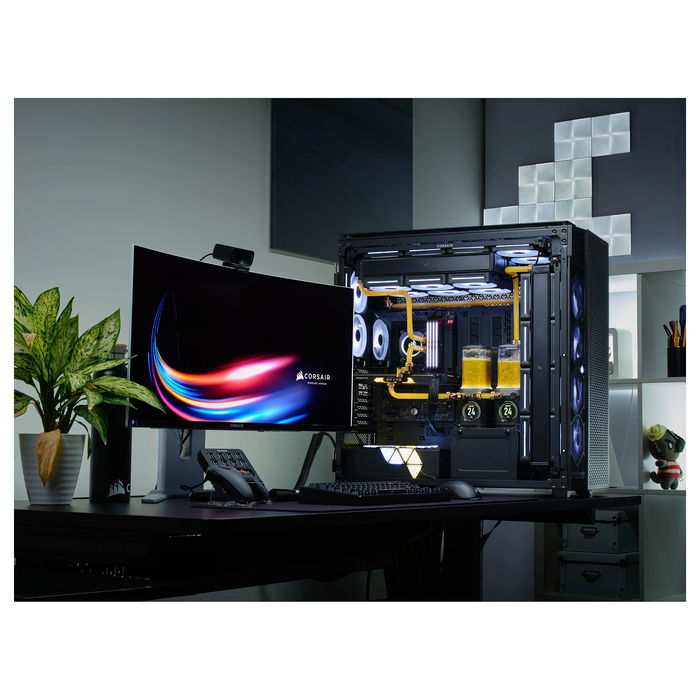 Corsair 9000D RGB Schwarz Super Full Tower ATX Gaming Gehäuse Caja PC Negra