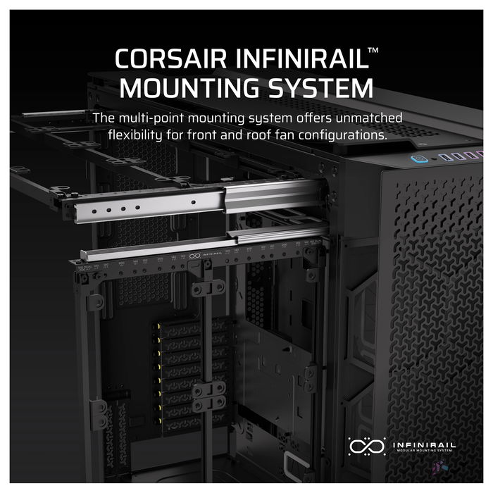 Corsair 9000D RGB Schwarz Super Full Tower ATX Gaming Gehäuse Caja PC Negra