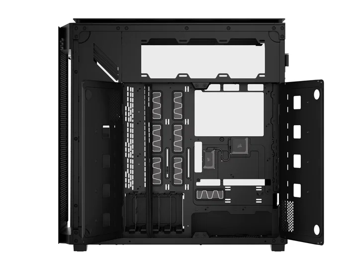 Corsair 9000D RGB Airflow Full Tower - Caja PC Torre Completa Negra con Vidrio Templado para ATX, Ref. CC-9011273-WW