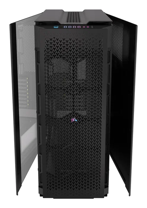 Corsair 9000D RGB Airflow Full Tower - Caja PC Torre Completa Negra con Vidrio Templado para ATX, Ref. CC-9011273-WW