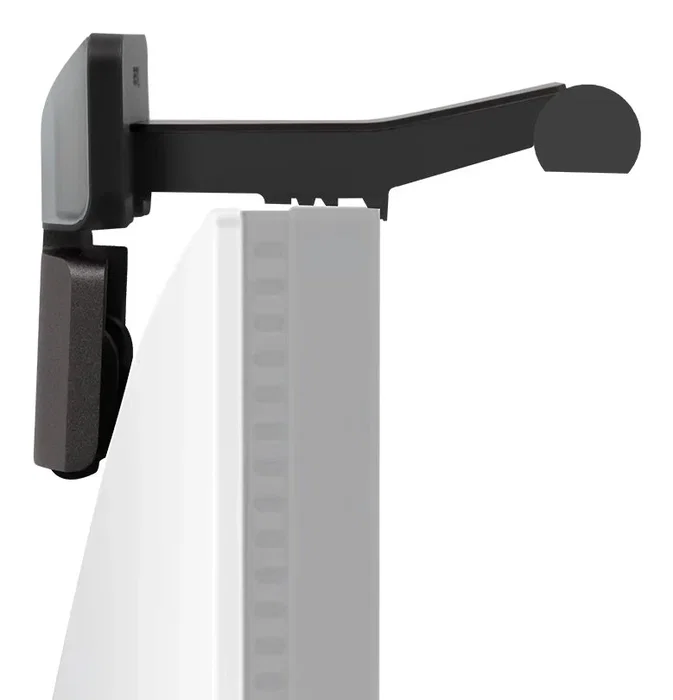 BenQ ScreenBar Halo 2 9H.W4PWT.ES1 - Lámpara LED de Monitor con Retroiluminación para Escritorio, Luz Frontal Asimétrica, Sin Deslumbramiento, Control Inalámbrico, Automática, Gris