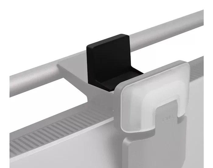 BenQ ScreenBar Halo 2 9H.W4PWT.ES1 - Lámpara LED de Monitor con Retroiluminación para Escritorio, Luz Frontal Asimétrica, Sin Deslumbramiento, Control Inalámbrico, Automática, Gris