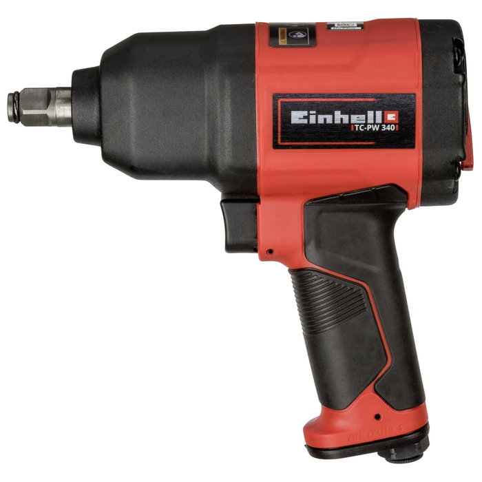 Einhell TC-PW 340 Llave de impacto neumática con kit de 8 dados