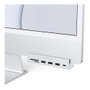 Satechi Aluminum USB-C Clamp Hub Pro para Apple iMac (6 en 1), Plata, ST-UCICHS