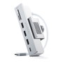 Satechi Aluminum USB-C Clamp Hub Pro para Apple iMac (6 en 1), Plata, ST-UCICHS