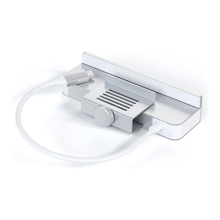Satechi Aluminum USB-C Clamp Hub Pro para Apple iMac (6 en 1), Plata, ST-UCICHS Satechi Aluminum USB-C Clamp Hub Pro para Apple iMac (6 en 1), Plata, ST-UCICHS