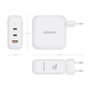 Aisens Cargador de Pared GaN 140W con 2xUSB-C y 1xUSB-A Blanco