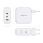 Aisens Cargador de Pared GaN 140W 2xUSB-C PD3.1 + 1xUSB-A QC3.0 Blanco
