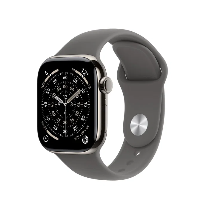 Apple Watch Series 11 42mm Titanio Natural GPS + Cellular Correa Deportiva Gris M/L