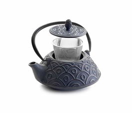 Malasia Tetera de Hierro Fundido 0.8 Litros para Hervir Agua - Utensilio de Cocina Tradicional