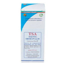 HERBOPLANET Salvia Officinalis Hojas 50ml - Menopausia, Sudoración, Tónico Físico y Mental