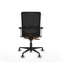 PIQUERAS Y CRESPO Silla de oficina Zulema Naranja y Negro