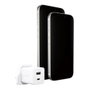 PanzerGlass Cargador Turbo 35W con USB-C y USB-A Blanco