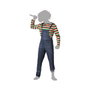 Disfraz de Muñeco Maldito Multicolor con Mono para Hombre Adulto Talla XS-S