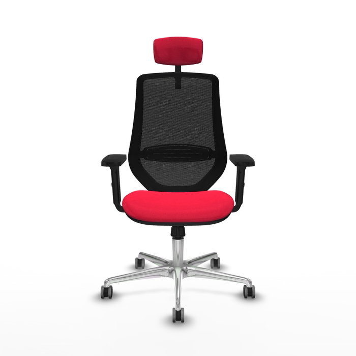 PIQUERAS Y CRESPO Silla de oficina Mardos con Mecanismo Sincro, Rojo y Negro PIQUERAS Y CRESPO Silla de oficina Mardos con Mecanismo Sincro, Rojo y Negro