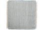 DKD Home Decor Funda Cojín Algodón Reciclado 45x45x1 cm Azul y Blanco con Flecos