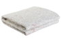 DKD Home Decor Colcha Romantico Beige Marron 270 x 270 cm Poliester Floral para Cama de 180