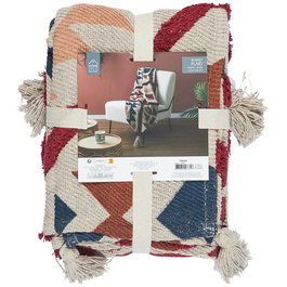 Home Deco Factory Manta/Plaid Empen. 120x150 Colección Mirage