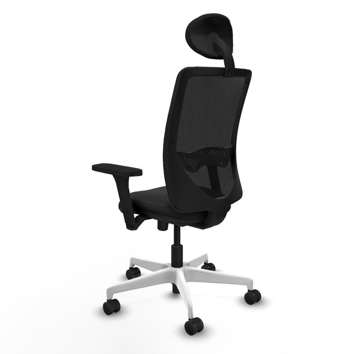 PIQUERAS Y CRESPO Silla de oficina Zulema con mecanismo Sincro, Brazos 3D y Cabecero Fijo, Negro PIQUERAS Y CRESPO Silla de oficina Zulema con mecanismo Sincro, Brazos 3D y Cabecero Fijo, Negro