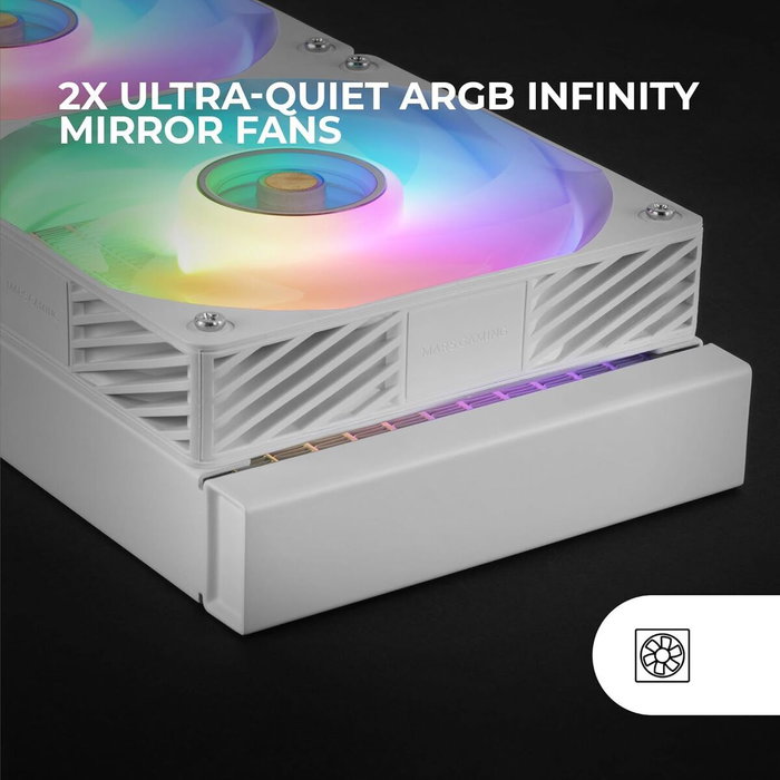 Mars Gaming ML-VISIONPRO240 Refrigeración Líquida ARGB Blanco Mars Gaming ML-VISIONPRO240 Refrigeración Líquida ARGB Blanco