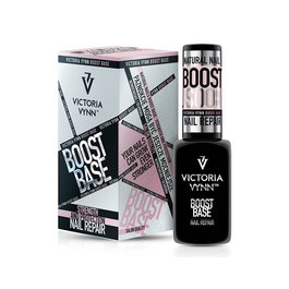 Victoria Vynn Boost Base 8ml - Base Híbrida Esmaltado Permanente y Tratamiento Fortalecedor 2 en 1 para Uña Natural