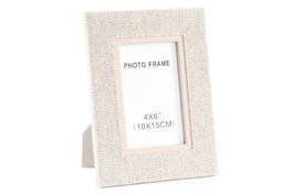 DKD Home Decor Marco de Fotos 10x15 Algodón de Azúcar Lila (Pack de 2)